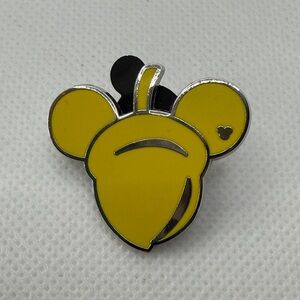 Mickey Mouse Yellow Acorn Shaped Pin